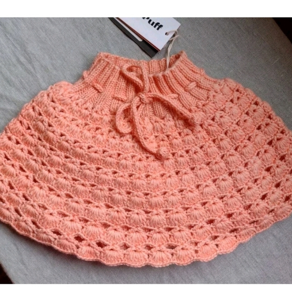 Misha And Puff Merino Wool 18 Month Pink Knit Skirt